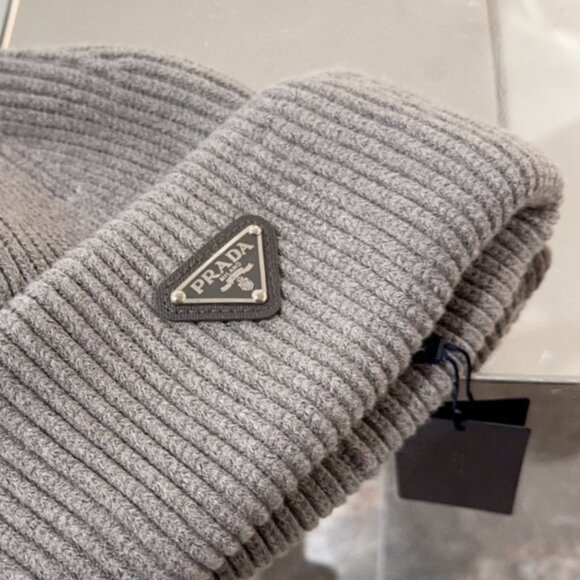 Prada ribbed high-elasticity knit cap - Picture 4 of 6